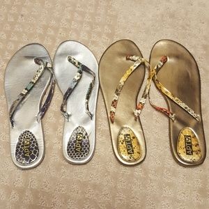 Apt 9 flip flops size 9/10